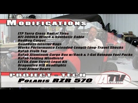 ATV Television - Installing Trail Armor Doors on Polaris RZR 570