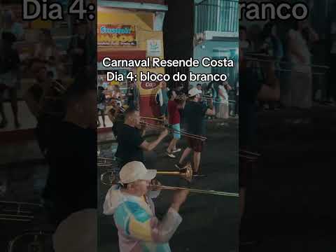 Carnaval Resende Costa Minas Gerais dia 4 bloco do branco #carnaval #shorts