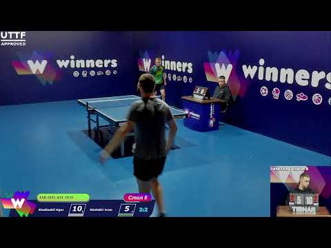 Riadinskii Egor  -  Sinitskii Ivan. WINners CUP Table Tennis 8 11.01.2021 16:15