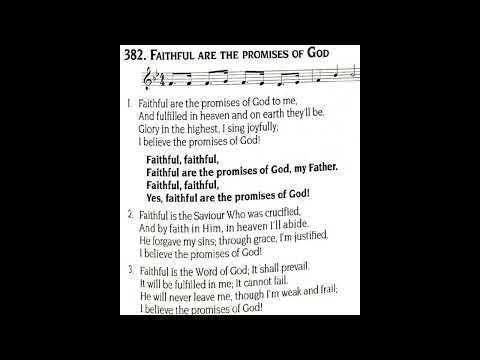 Hino 382 - Creio Nas Fiéis Promessas Do Meu Deus - Em Inglês (CCB/CCUS)