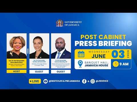 JISTV | Post Cabinet Press Briefing - June 3, 2026