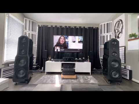 Coda monoblocks amps, Weiss 502 DAC demo 1