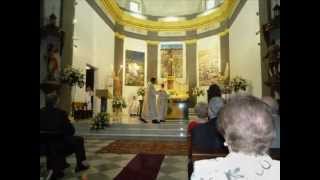 preview picture of video 'Inauguración altar Iglesia de Gádor y pinturas de Ana Canteras - 2012'