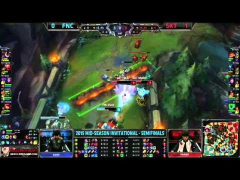 Huni 2vs1 Faker and MaRin - League of Legends
