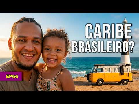 O MAR MAIS AZUL DE ALAGOAS? De Kombi para Pontal do Coruripe!