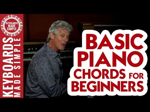 Basic Piano Chords for Beginners - Building Chords from Scales