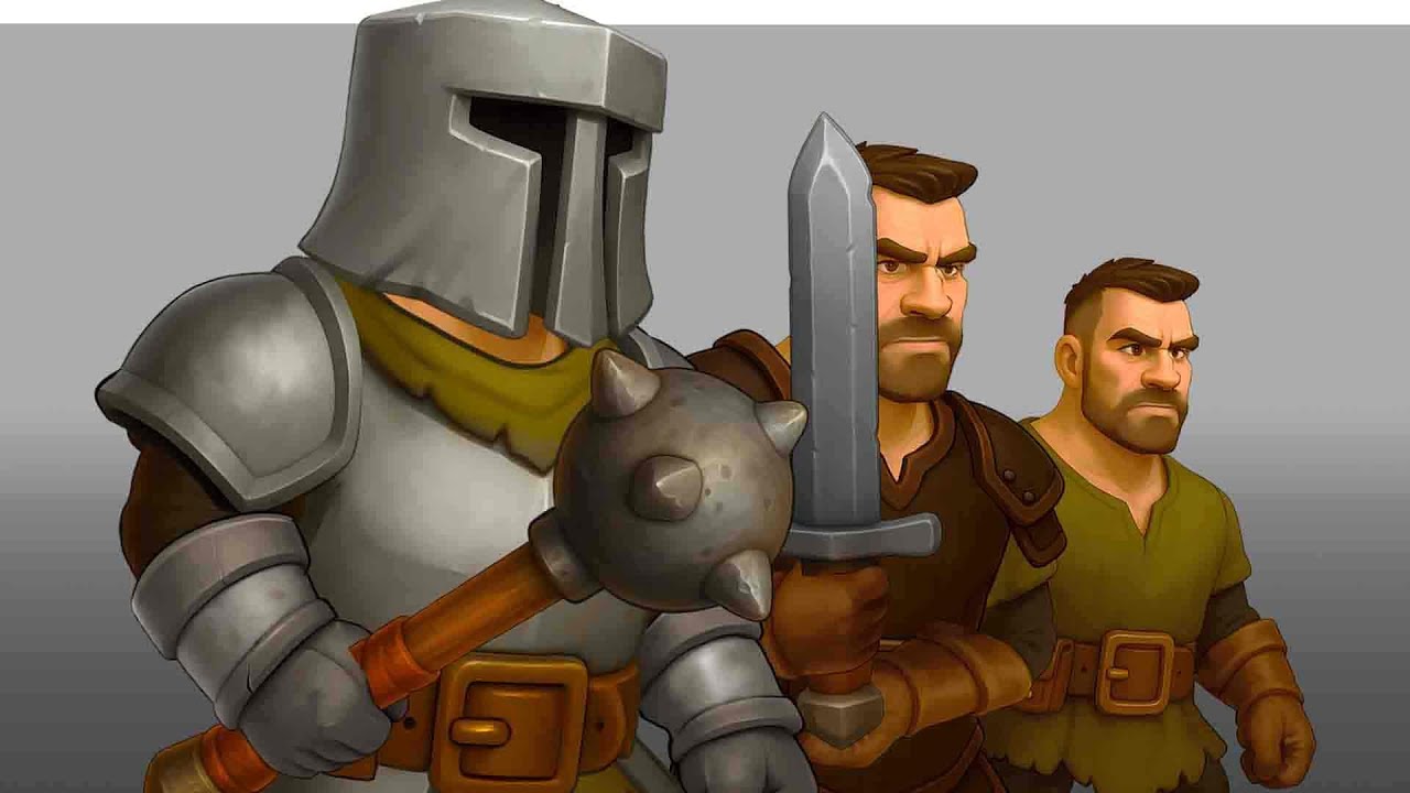 Warrior 2D Animation - Spine