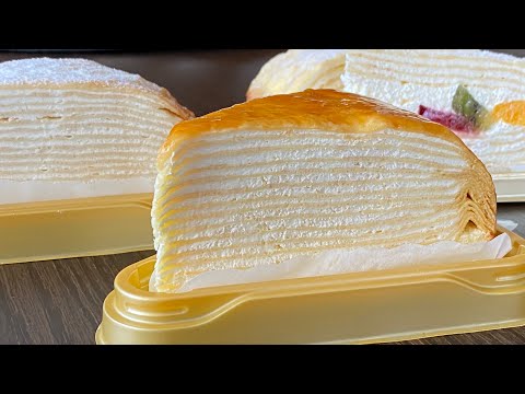 Japanese Mille Crepe Cake Convenience Store Face-off