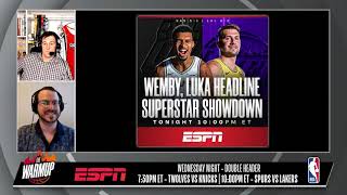 Luka's Offense vs Wemby's Defense 👀 | The Warmup On NBA TV