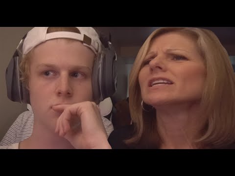 son reacts to moms music