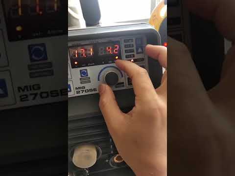 ANDELI MIG-270SE Method of individually adjusting voltage and wire feeding speed