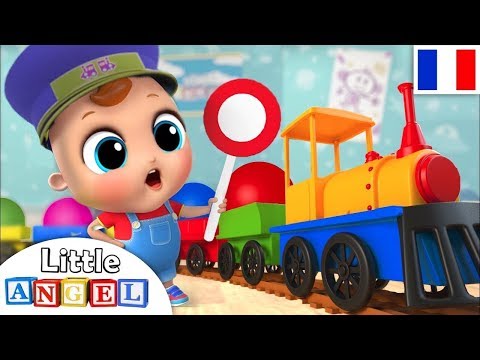 Le Train des Couleurs - La Famille Doigts - Comptines et Chansons pour Apprendre les Couleurs