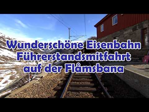 Eisenbahn Romantik bei der Führerstandsmitfahrt mit der Flåmsbana in Norwegen