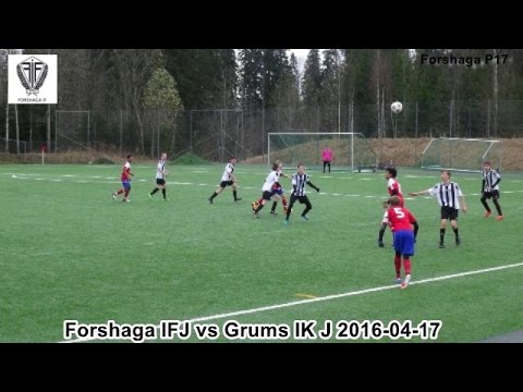 Forshaga IF J vs Grums IK J 2016 04 17