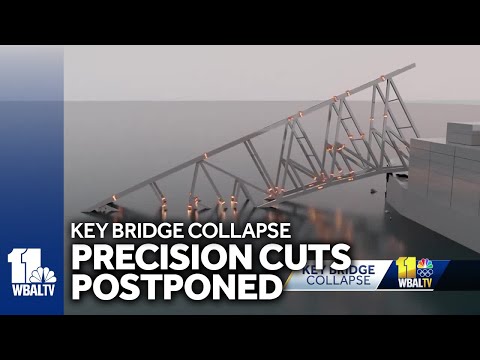 Demolition postponed for the second time at the site of the Key Bridge Collapse