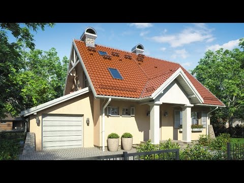 Projekt Domu FIOŁKOWA CHATA Pracownia Projektowa Studio Atrium