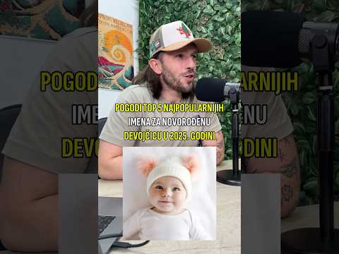 Najpopularnija ŽENSKA imena u SRBIJI👧#shorts #slusajsadovo #quiz