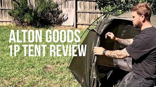 Alton Goods - 1P Tent Review (3.5 seasons tent)