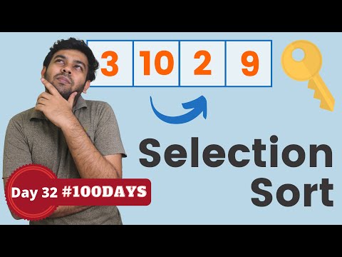 Selection Sort Algorithms Dsa 100daysofcode Code Io English