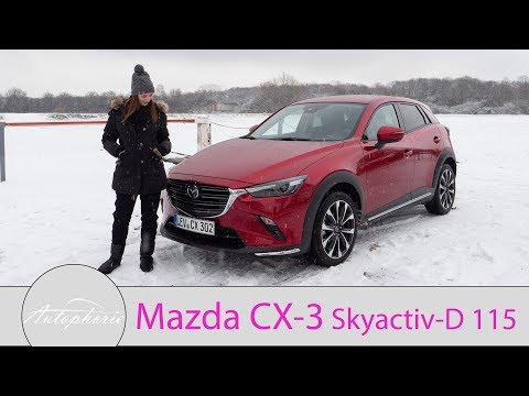 2018 Mazda CX-3 Skyactiv-D 115 AWD Fahrbericht / GIRLS REVIEW / Larissa testet - Autophorie