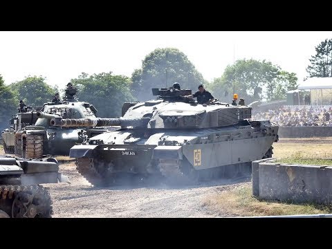tankfest 2018 rehearsal day British challanger main battle tank