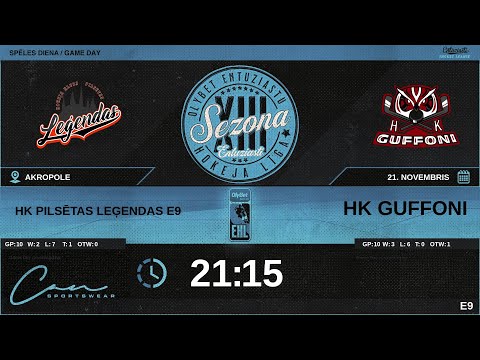 2023 11 21 | HK PILSĒTAS LEĢENDAS E9 (PL3) - HK GUFFONI (GFN) | E9