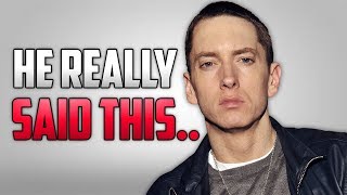 Eminem Finally Destroys Mumble Rappers..