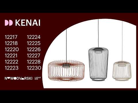 Підвісний світильник, люстра Nowodvorski 12228 Kenai C GX53 1x15W IP20 темно-сірий