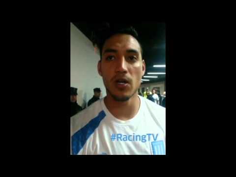 Cabral: "Me siento muy comodo con Lollo. Queriamos ganarlo pero el empate fue justo" #RacingTV