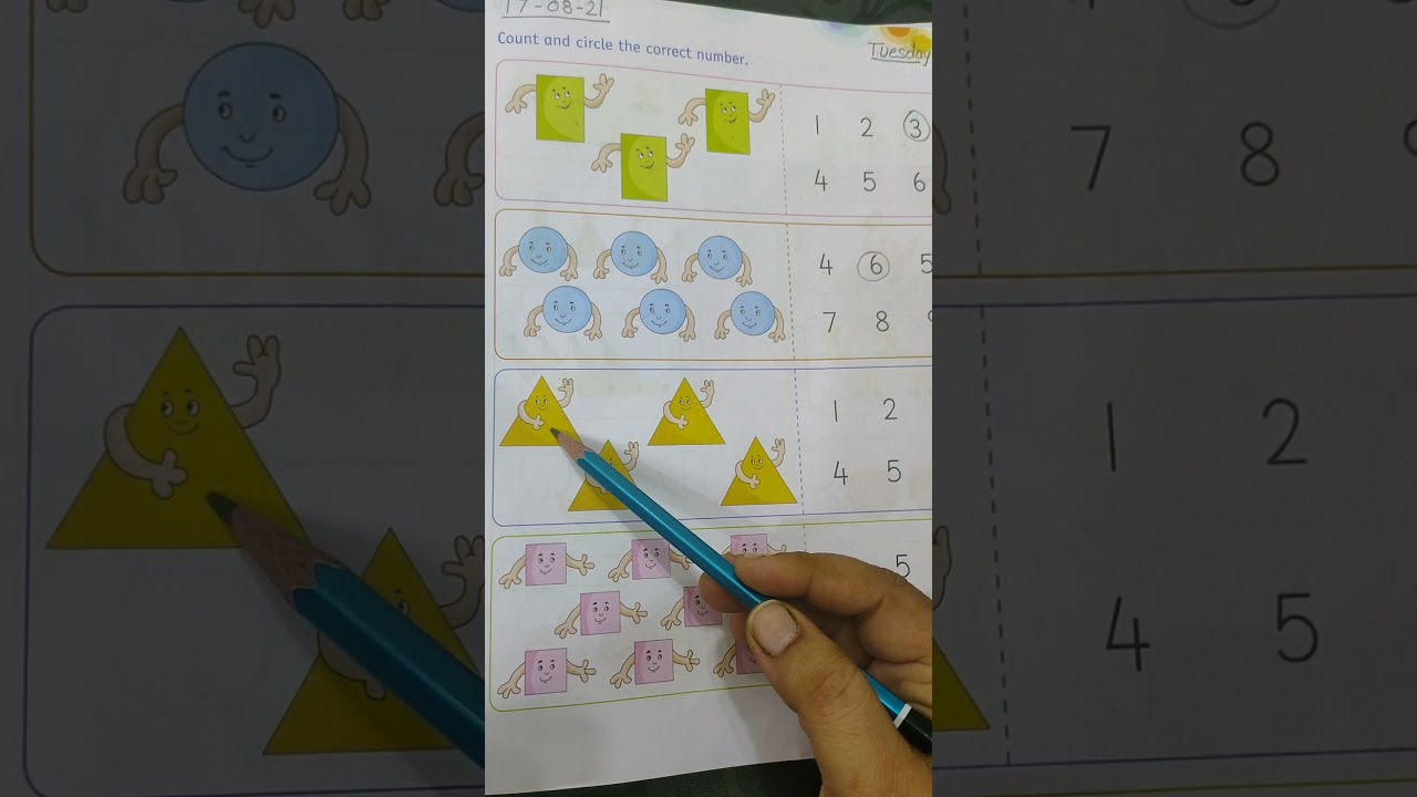 Count & Circle the correct number