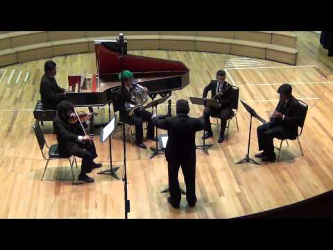 Quinteto: Clavecín, Vln, Clar, Crn,  y Fagot (2014) -2do mov. Carlos Islas Arias