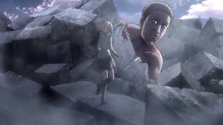 Mikasa, Eren & Everyone Save Christa Scene [Attack on Titan Season 2]