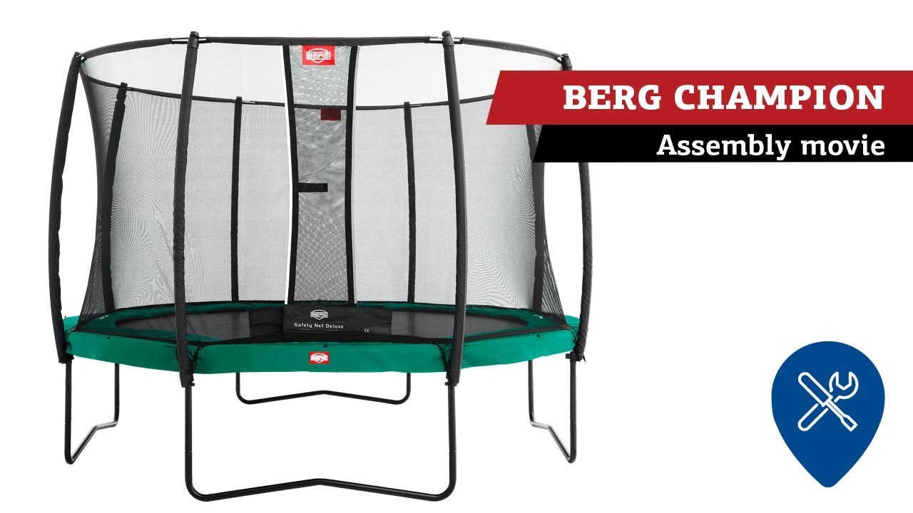 Батут Berg Champion 330 см Green с сеткой Deluxe