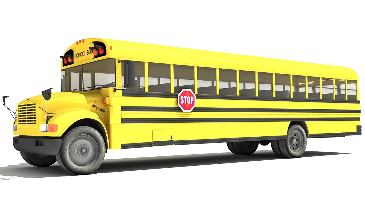 School Bus 3D Model