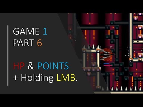 C SFML Simple 2D Games GAME 1 PART 6 Points and Health