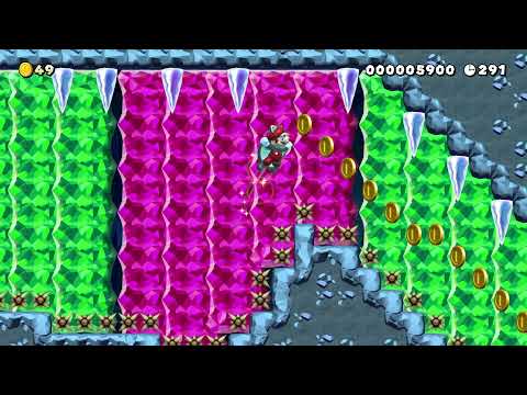 Crystal Caves by CrazyManW 🍄 Super Mario Maker 2 ✹Switch✹ #avw