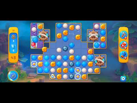 Fishdom Atlantis Cup Stage 31 (with ingame lightning booster) @choraelmin