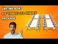 Lifetime White 4 Folding 8' Tables and 32 Folding Chairs Package Lifetime White 4 Folding 8' Tables and 32 Folding Chairs Package