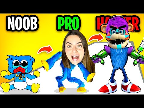 NOOB vs PRO vs HACKER su MONSTER LAB !! *CARTOON CAT e HUGGY WUGGY!*