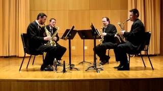 Philip Glass Saxophone Quartet Mvt IV