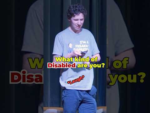 Disabled girl gets kicked out for stealing at a comedy show😂 #standupcomedy #standup