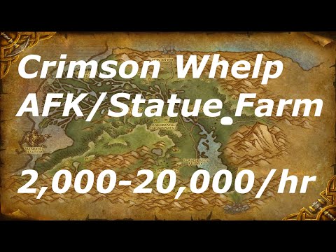 WoW 6.2.2: Instant Respawn Farming 2,000 - 20,000 Gold Per Hour Crimson Whelpling spot(monk version)