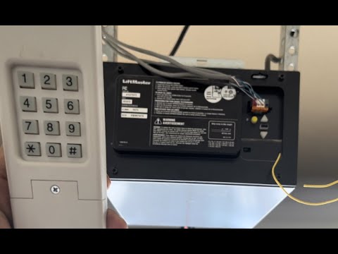 How To Program Clicker Keypad With Left Master Yellow Learn Button