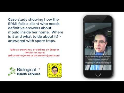 Case study showing how ERMI fails a client who needs definitive answers about mould inside her home