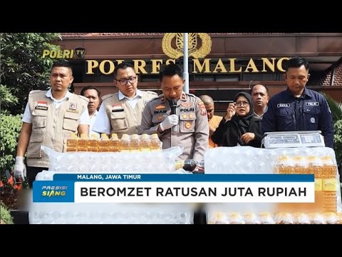 POLRES MALANG BONGKAR PRODUSEN &lsquo;MINYAK KITA&rsquo; PALSU
