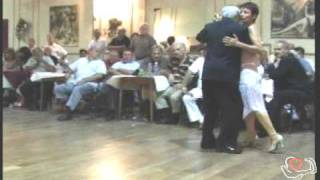 Ricardo Vidort y Vilma Martinez, El Cencerro, en la milonga de Enrique Rosich