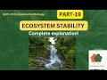 Ecosystem Stability Environmental Science