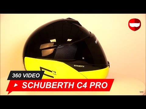 Schuberth C4 Pro Swipe Black & Yellow Glossy Helmet - ChampionHelmets.com