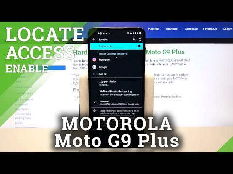 Deactivate Location Feature in MOTOROLA Moto G9 Plus - Enter Location Option