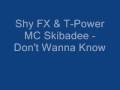 Shy FX & T-Power MC Skibadee - Don't Wanna ...